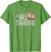 Kids Wheek Skinny Pig Mom Gifts T Shirts & Hoodies Funny Kawaii Kids Bald Beautiful Hairless Guinea Pig Lover T-Shirt - Grass Green