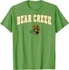 Official High School Fan Gear Bear Creek High School Bears T-Shirt C2 T-Shirt - Grass Green