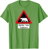 Svalbard T-Shirt Co. Svalbard T Shirt Polar Bear Sign Gjelder hele Norway T-Shirt T-Shirt - Grass Green