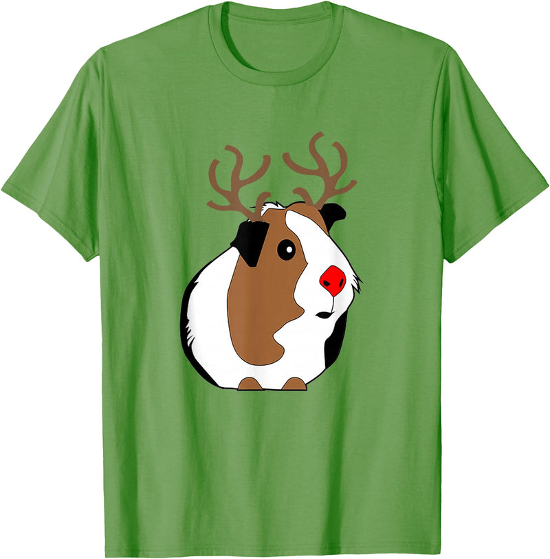 Guinea Pig Accessories and Shirts Funny Guinea Pig Xmas Tshirt | Guinea Pig Christmas Gift T-Shirt - Grass Green