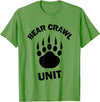 Food Sweat and Beers Bear Crawl Unit T Shirt T-Shirt - Grass Green
