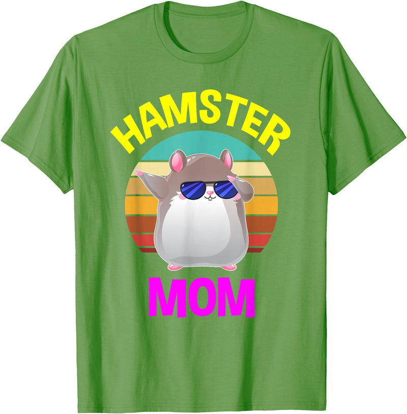 Hamster Mother Costume Lover Gifts Women Children T-Shirt - Grass Green