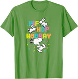 Easter Snoopy Rabbits Hip Hop Hooray T-Shirt in Grass Green