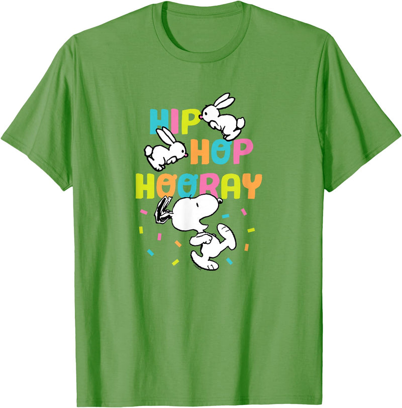 Easter Snoopy Rabbits Hip Hop Hooray T-Shirt in Grass Green
