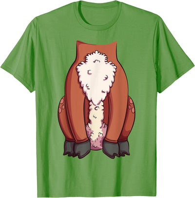 Animal Costume Shirts Reindeer Costume T-Shirt for Halloween Reindeer Animal Tee