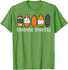 Guinea Pig Shirts For Men Women Kids Gift Guinea Pig Breeds Celebrate Diversity Cavy Men Women Kids T-Shirt - Grass Green