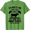 Funny Dexters Gift for Men & Rancher Smart People Cattle Farmer - Cow Breed Dexters T-Shirt - Grass Green