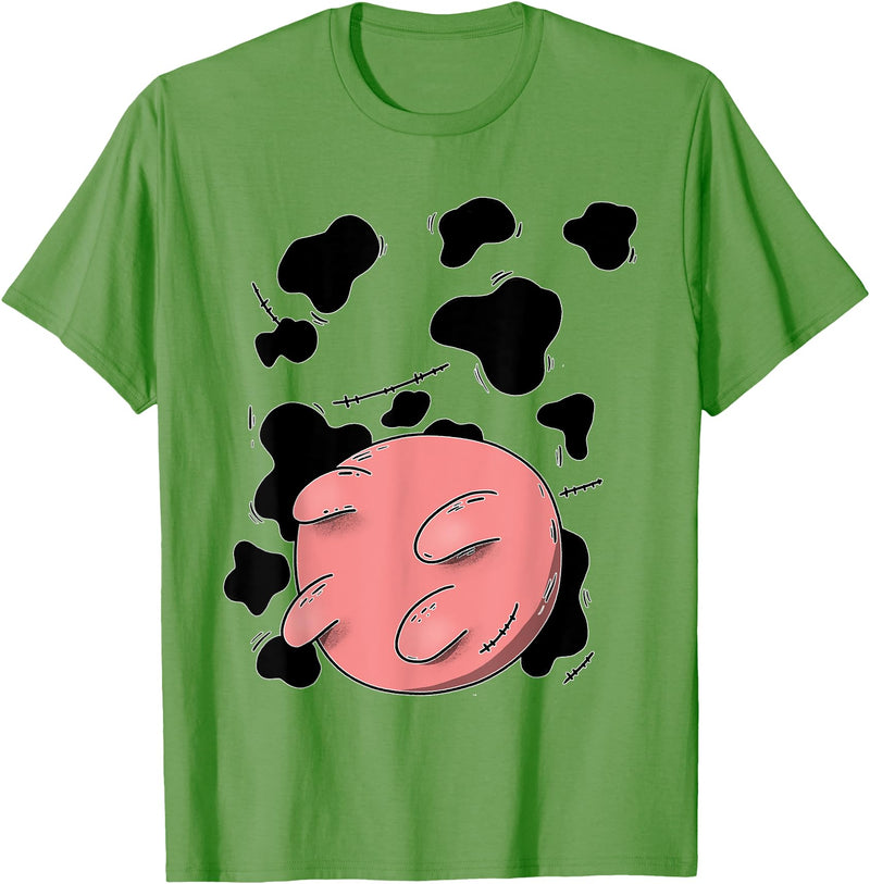 Artsthetic Collection: Halloween Cow Udder Costume T-Shirt - Grass Green