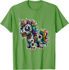 Cool Zombie Horror and Halloween Designs Scary Zombie Unicorn Scary Halloween Horror Monster Design T-Shirt - Grass Green