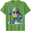 Easter Hockey Lovers Eggs Egg Bunny Rabbits Men Women Boys T-Shirt in Grass Green