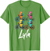 Teddy Bears Cuteness Gear Lyla Cute Teddy Bears And Bikes Bicycle Design T-Shirt - Grass Green