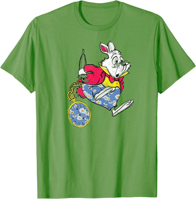 White Rabbit Character Running Late T-Shirt
