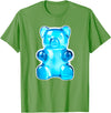 Urban Empyre Blue Gummy Bear Candy T-Shirt - Grass Green