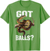 Royal Ball Python Supplies Snake Owner Herpetology Funny Ball Python Lover Balls Reptile Keeper Snake Owners T-Shirt - Grass