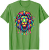Lions Lion Lover Gifts Colorful Pop Art Lion Lions T-Shirt - Grass Green