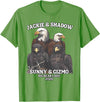 Jackie and Shadow Bald Eagle Family Tee Jackie and Shadow Sunny and Gizmo Big Bear Lake 2025 T-Shirt - Grass Green