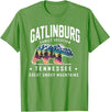Gatlinburg Family Vacation Tees Family Vacation Mountains Gatlinburg Tennessee Bear Souvenir T-Shirt - Grass Green