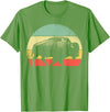 Bison Lover Gifts Wildlife I Bison Natural Reserve Vintage Buffalo Graphic Crew Neck Short Sleeve Regular Fit T-Shirt -