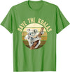 Save the wildlife of Australia Save the Koalas Koala Koala Bear Australia Rescue Protect T-Shirt - Grass Green