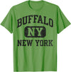 Vintage Buffalo New York Heritage Apparel Buffalo New York Vintage Silhouette Bison T-Shirt - Grass Green