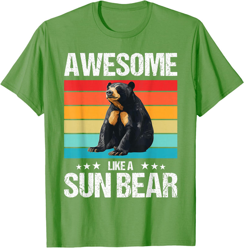 Sun Bears Sun Bear Lovers Shop Awesome like a Sun Bear. Sun Bears Sun Bear T-Shirt - Grass Green