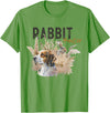 Beagle Dog Rabbit Hunter Rabbit Hunting Rabbiting Hunter for T-Shirt in Grass Green