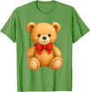 Teddy Bear Accessories Gifts Women Men Kids Teddy Bear Cute Teddy Bear Lover Illustration Graphic Design T-Shirt - Grass Green
