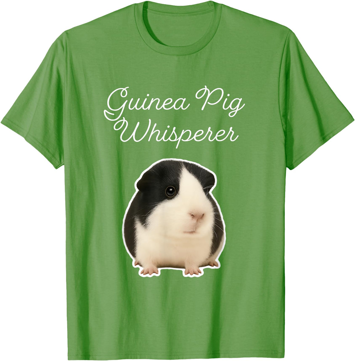 Miller Sye Guinea Pig Whisperer - American Guinea Pig T-Shirt - Grass Green