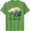 Kotzebue SE Alaskan Wild Bear & Nature Lover Kotzebue Grizzly Bear Southeast Alaska Forest Wildlife T-Shirt - Grass Green