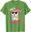 Girls Hamster T-Shirt - Grass Green