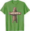 Cartba Nursing Co. Awesome Nurse Funny Saying | Fun Nursing Appreciation T-Shirt - Grass Green