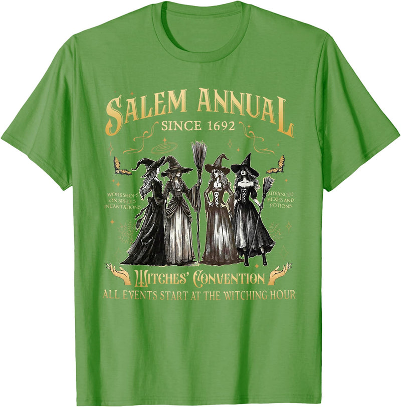 Salem Annual Since 1692 Witches' Convention Witch. Salem Annual Since 1692 Witches' Convention Witch Halloween T-Shirt -