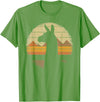 Llama Alpaca - Retro 70s 80s Graphic Vintage -2 Llama Alpaca - Retro 70s 80s Graphic Vintage Men Women Kids T-Shirt - Grass Green