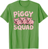Piggy Squad - Matching Outfit Pig Lover Design T-Shirt - Grass Green