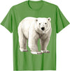 Polar bear for Men Women Design Polar Bear T-Shirt - Grass Green