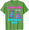 gaming gamer Birthday Llama Pinata Family Apparel grandma Birthday Boy Llama Pinata Party family mathing women T-Shirt - Grass Green