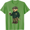 Teddy Bear Feeling Lucky St Patricks Women Men Cool Funny Teddy Bear Feeling Lucky Drinking St Patricks Day T-Shirt - Grass Green