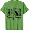 Halloween Spooky Tee Vintage Halloween Horror Spooky Season T-Shirt - Grass Green
