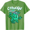 Funny Horror Apparels Cool Cthulhu Aid Funny Cthulhu R'lyeehh Cute Meme Halloween T-Shirt - Grass Green