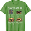 You've Got To Know When To Hold'em Funny Cow Tee You've Got to Know When to Hold'em Retro Vintage Funny Cow T-Shirt - Grass