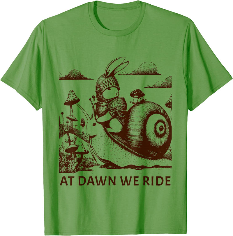 Medieval Bunny Rabbit Castlecore T-Shirt in Grass Green
