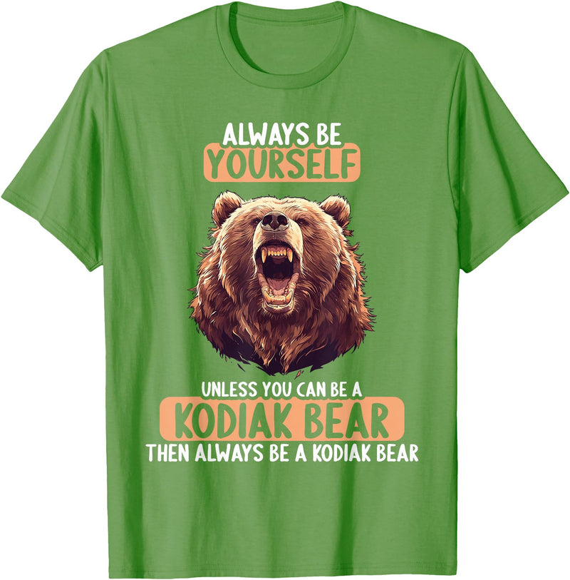 Kodiak Bears Kodiak Bear Lovers Shop Kodiak Bears Kodiak Bear T-Shirt - Grass Green