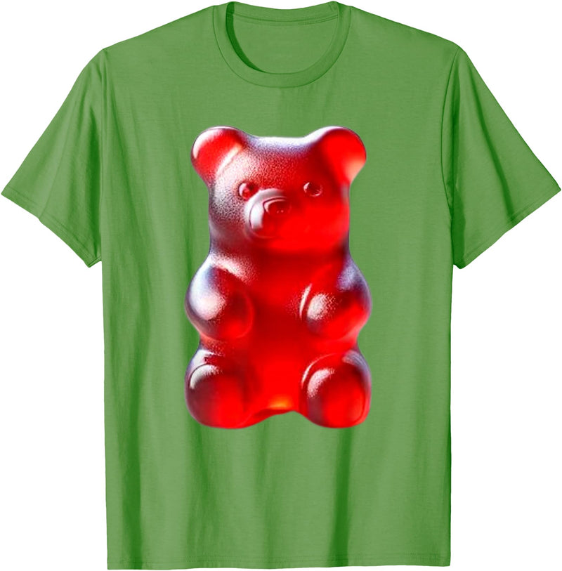 Urban Empyre Red Gummy Bear T-Shirt - Grass Green