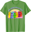 Cute Gummy World Funny Gummy Candy Bear Lover My Crew Rolls Deep Colorful T-Shirt - Grass Green