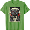 Haunted Spooky Halloween Gifts Halloween Vampire Pug Pugs T-Shirt - Grass Green