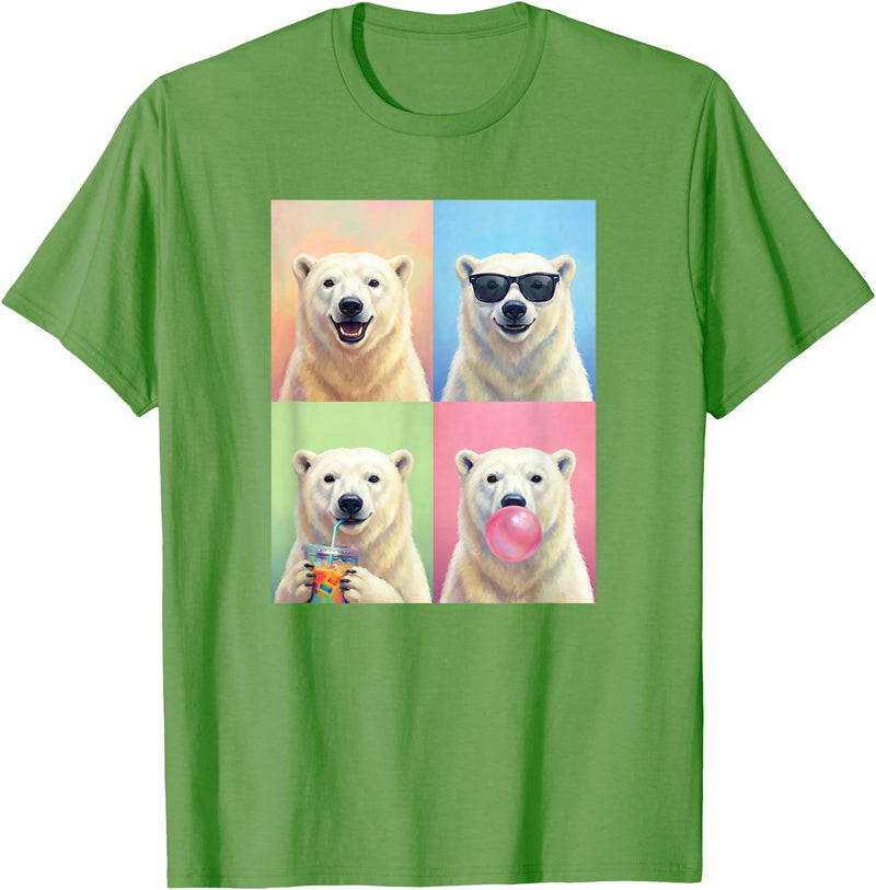 polar bears polar bear Shop Polar Bears Funny Polar Bear T-Shirt - Grass Green