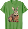 Flemish Giant Rabbit T-Shirt in Grass Green