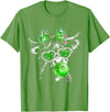 Funny St Patrick’s Day Shamrock Irish Cow Lover Coquette Highland Cow St Patrick’s Day Lucky Irish Cow Lover T-Shirt - Grass