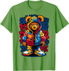 Magical and Funny Teddy Bear lover Gifts Hip Hop Teddy Bear Rap Music T-Shirt - Grass Green