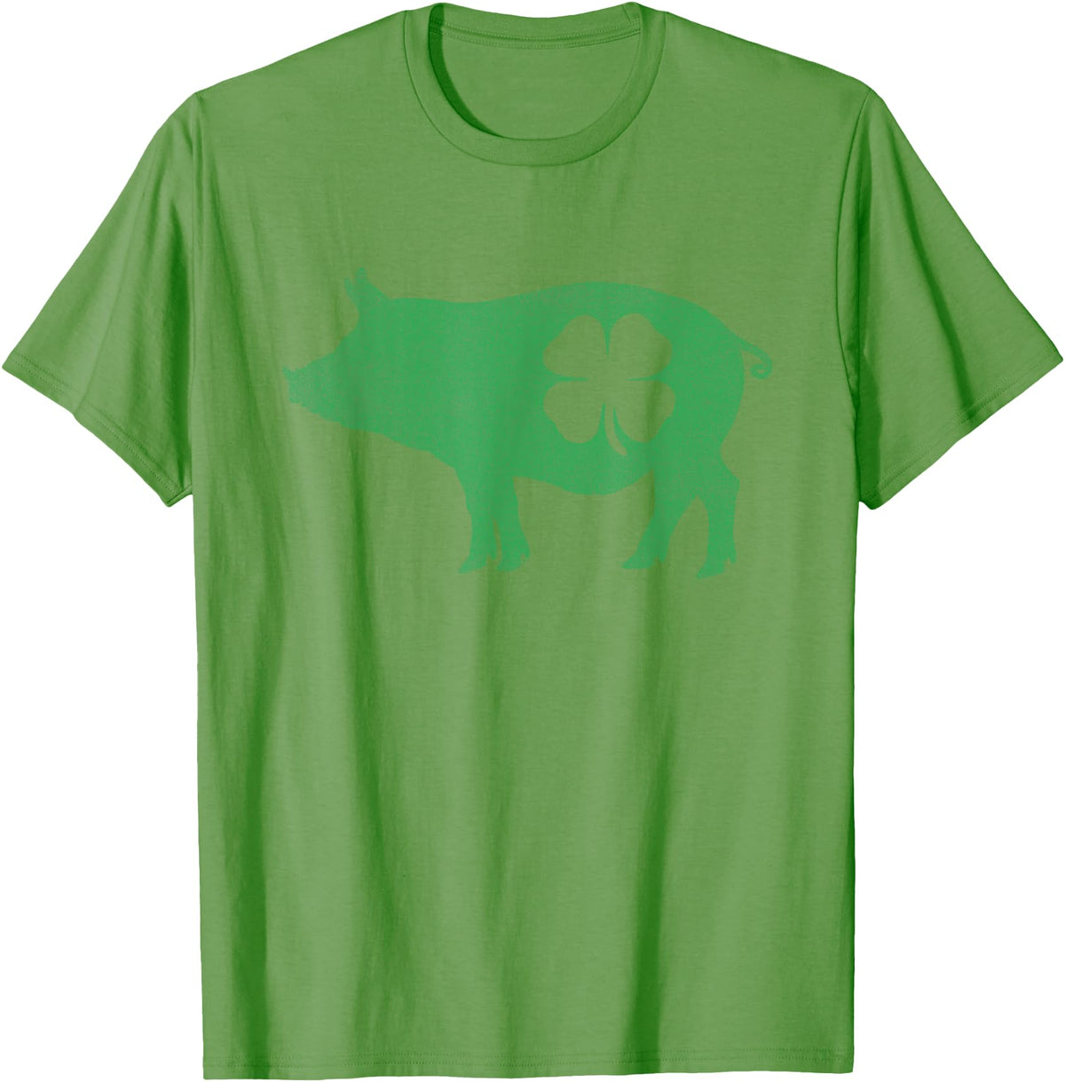 Pig - Shamrock St Patricks Day - Shirts Pig - Shamrock St Patricks Day Saint Paddys Irish Funny T-Shirt - Grass Green
